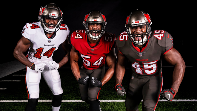 Here’s what the new Tampa Bay Buccaneers uniforms will look like