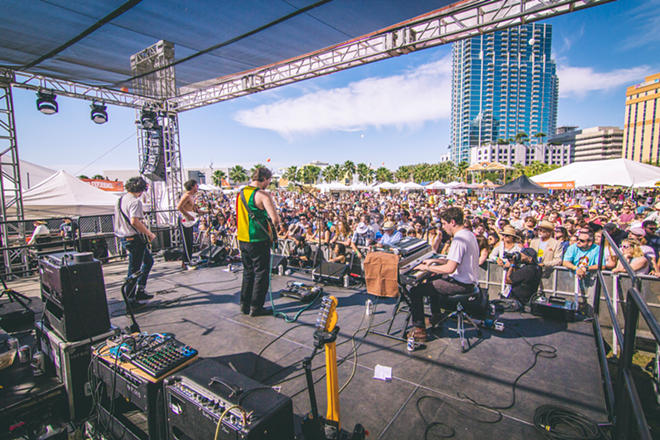 Twin Peaks play Gasparilla Music Festival on March 11, 2017. - Anthony Martino