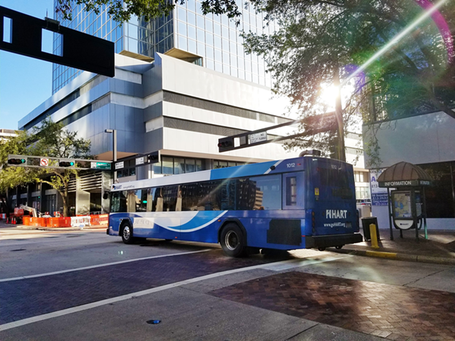 HART is suspending public bus services and TECO Streetcar in preparation for Hurricane Eta
