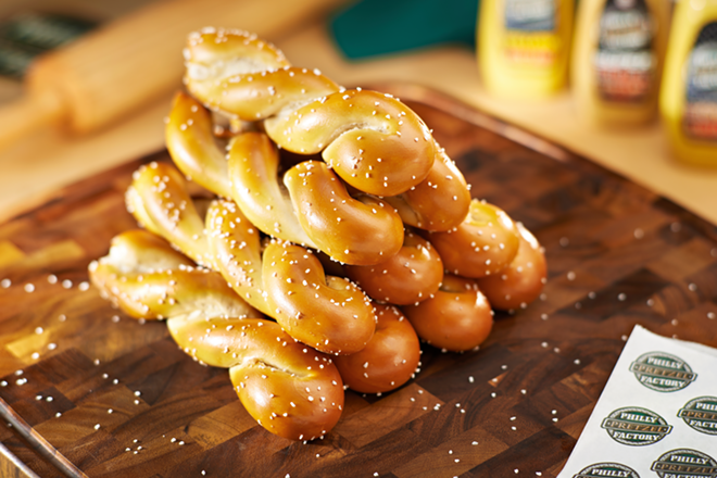 Philly Pretzel Factory churns out everything from pretzel twists to traditional soft pretzels. - COURTESY OF PHILLY PRETZEL FACTORY