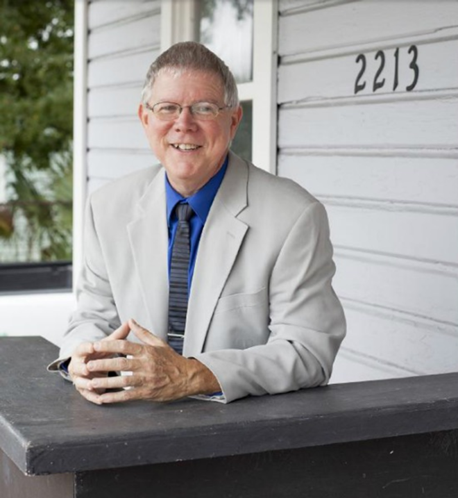 METEORIC RISE: Founder Michael Murphy on the Silver Meteor’s front porch. - Nicole Abbett
