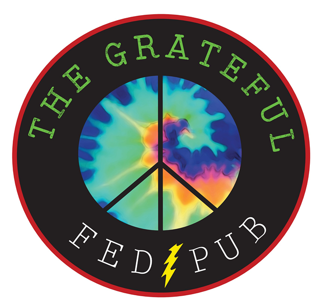 The new pub and lounge's logo. - The Grateful Fed Pub