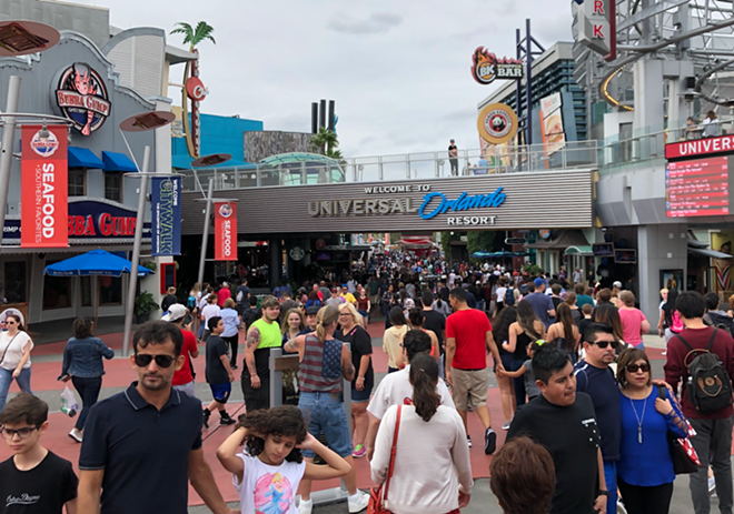 Universal Orlando says CityWalk will begin to reopen this week