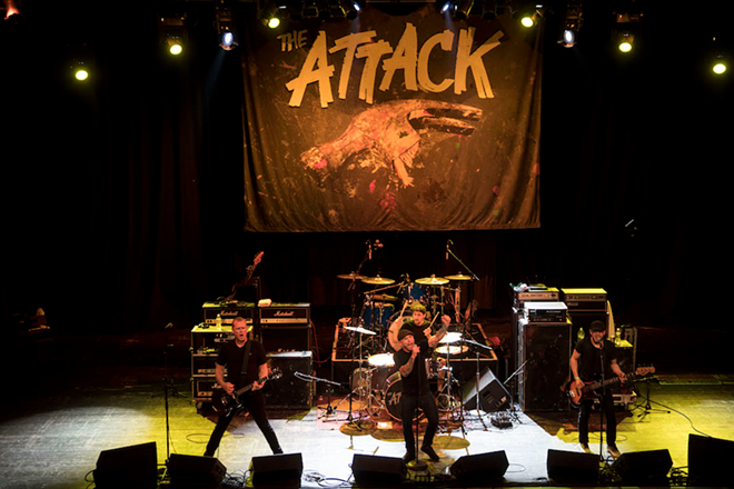The Attack plays House of Blues in Lake Buena Vista, Florida on October 20, 2017. - Todd Fixler