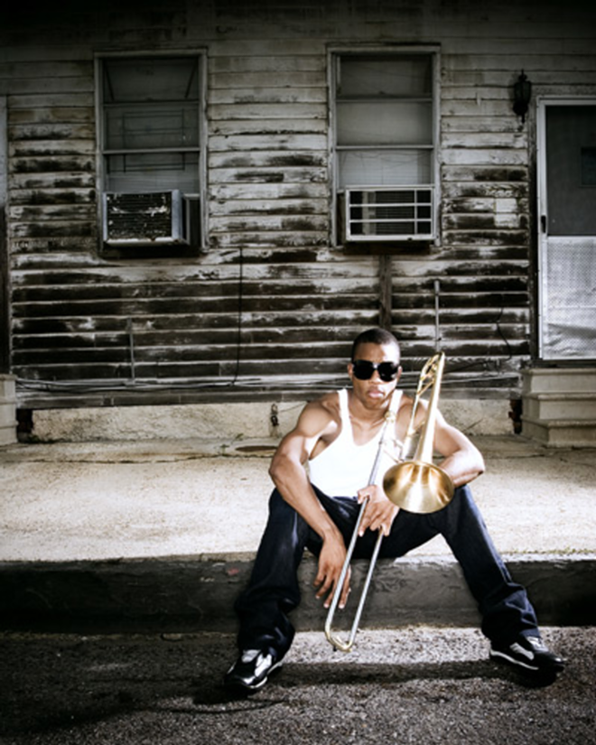 SLIDE MAN: Trombone Shorty takes risks musically to reach a wider audience. - Courtesy T.m. Andrews Touring