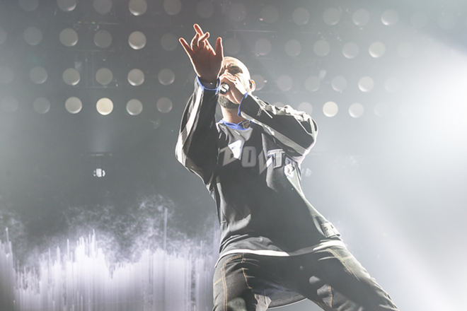Drake plays Amalie Arena in Tampa, Florida on August 27, 2016. - Tracy May
