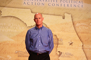 Scott is pictured here at a previous year's Conservative Political Action Conference. If he spoke about guns here, he did so glowingly. - Gage Skidmore/Creative Commons Sharealike 2.0