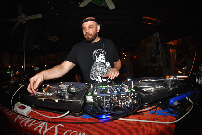 DJ Fader plays Ol' Dirty Sundays at Crowbar in Ybor City, Florida on August 27, 2017. - Brian Mahar