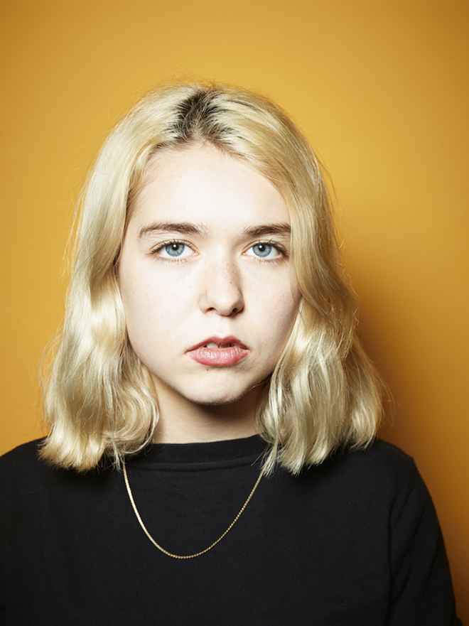 Lindsey Jordan of Snail Mail, which plays Crowbar in Ybor City, Florida on April 7, 2018. - Michael Lavine