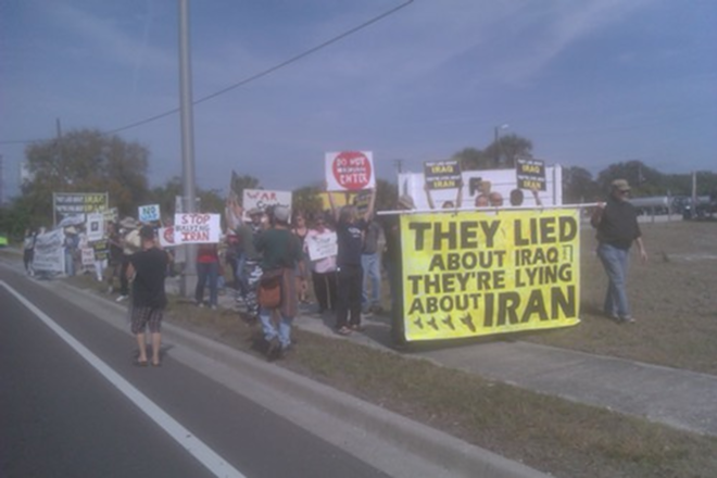 "They lied about Iraq, now they're lying about Iran" - Josh Holton