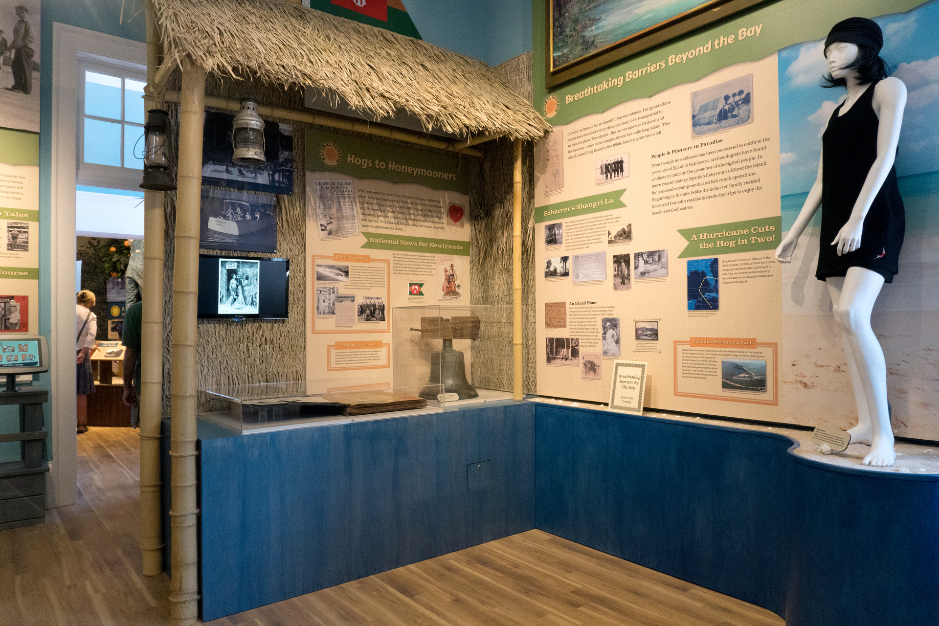 The history of Honeymoon Island on display at the Dunedin History Museum. - Jennifer Ring