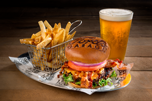 Ford's Garage specializes in gourmet burgers. - Courtesy of 23 Restaurant Services