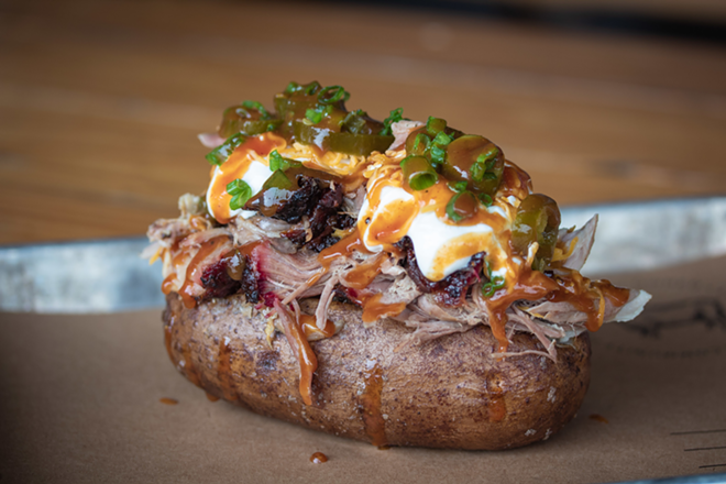 Keep an eye out for 4 Rivers Smokehouse's February special, Spud Love. - Courtesy of 4 Rivers Smokehouse