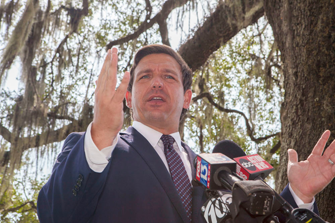 Ron DeSantis and Chris King pitch for education in Tampa