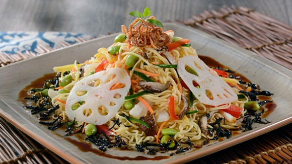 Shiriki noodle salad from Jungle Navigation Co. Ltd Skipper Canteen at Magic Kingdom Park - Photo via Disney
