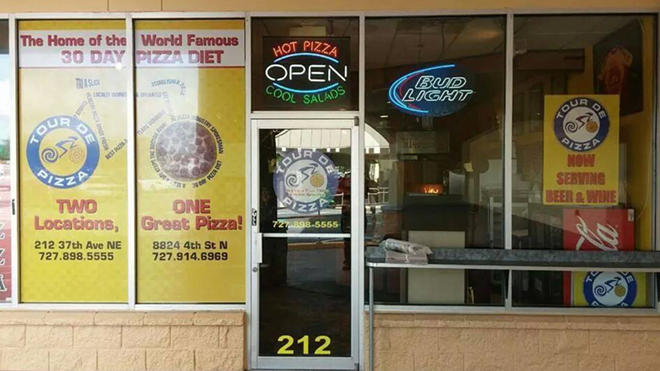 Tour de Pizza's flagship St. Pete location has closed due to rising rent