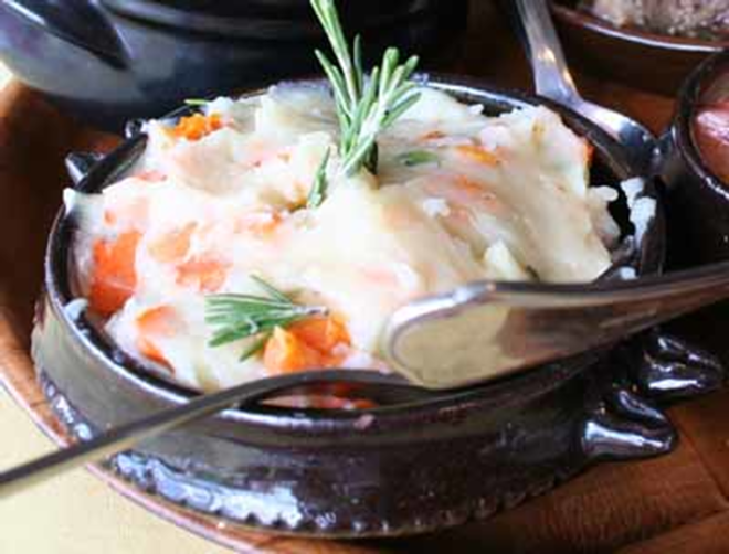 Mix mashed potatoes with sauteed vegetables and presto: mashed potato salad. - Eric Snider
