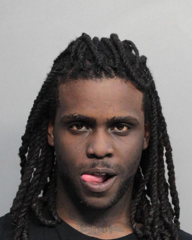 Keith Cozart, aka Chief Keef, who was arrested in Miami Beach, Florida on April 8, 2017. - MIAMI-DADE CORRECTIONS