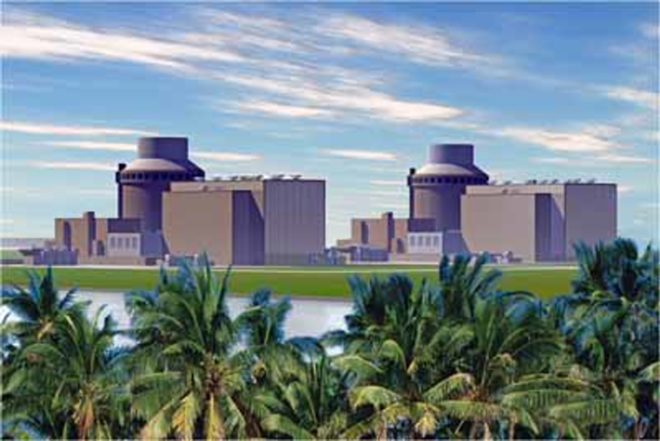 A rendition of the proposed nuclear power plants in Levy County. - Courtesy Of Progress Energy