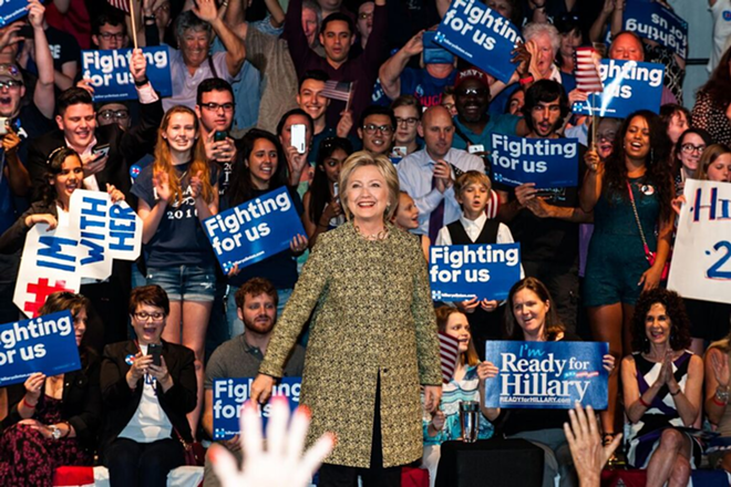 Hillary Clinton rallies enthused crowd of hundreds in Tampa, slams Rubio, Scott - Nick Cardello