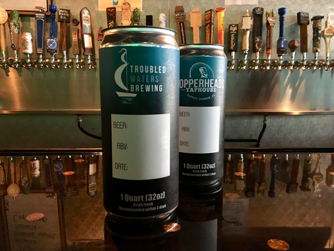 In Safety Harbor, Copperheads Taphouse has started transforming into Troubled Waters Brewing. - Courtesy of Troubled Waters Brewing