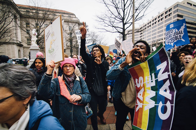 Did this: Photos from the Women's March on Washington
