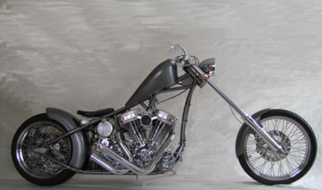 Custom-made motorcycle from Fourth Wall Design, Lakeland - Lori Ballard