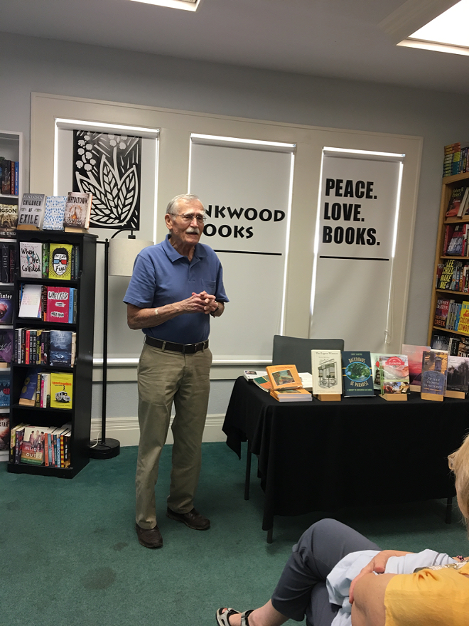 When Peter Meinke's 'Expert Witness' hit bookshelves, Inkwood was one the first places to invite him to speak. - Cathy Salustri
