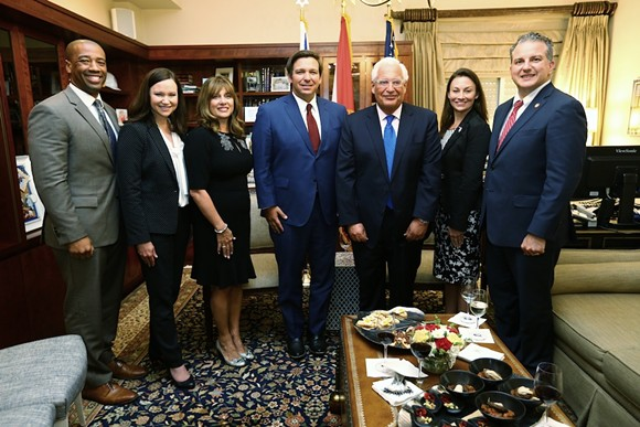 Gov. Ron DeSantis meets with the U.S. Ambassador to Israel, David Friedman - Photos courtesy Office of the Governor