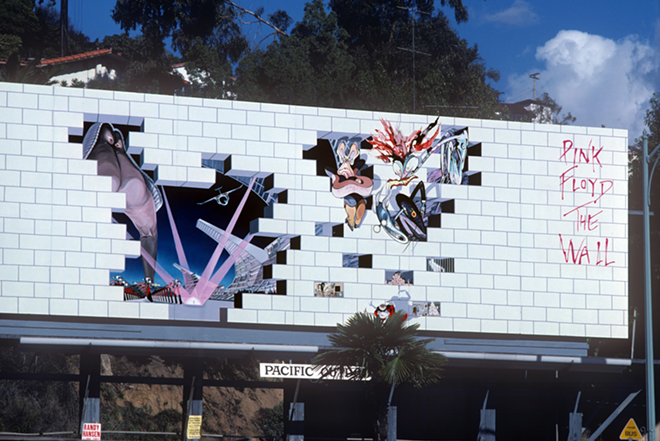 Pink Floyd’s Sunset Strip billboard. - Reddit (u/rrgrs)