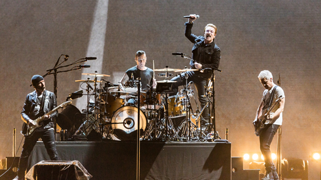U2 plays Raymond James Stadium in Tampa, Florida on June 14, 2017. - Tracy May