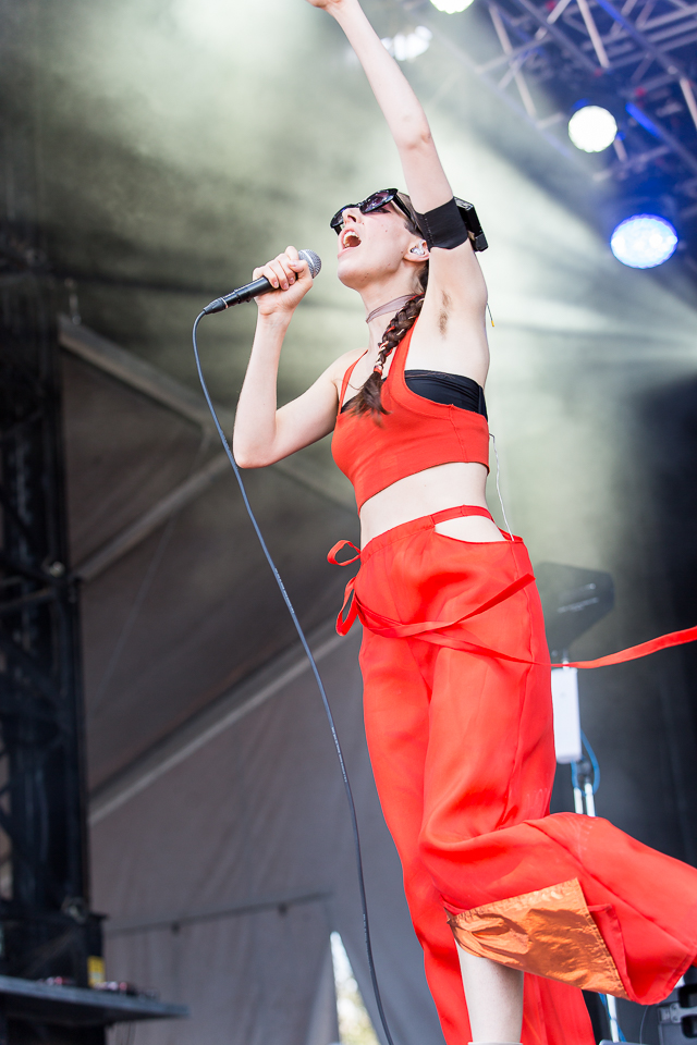 Chairlift performs for Austin City Limits at Zilker Park in Austin, Texas on October 7, 2016 - Tracy May