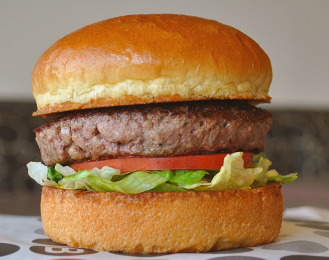 Burger 101, a traditional hamburger from Burger 21. - Burger 21