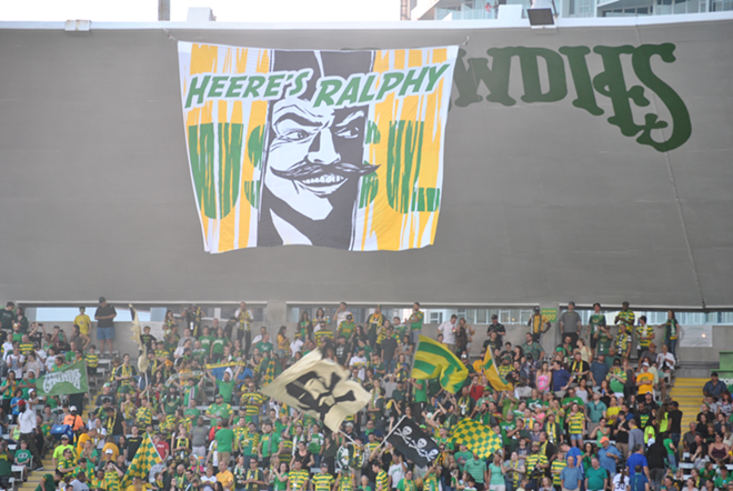 Over 7,700 fans made their way to Al Lang Stadium to watch the Rowdies defeat Orlando City B in their opening match of the season. - Colin O'Hara