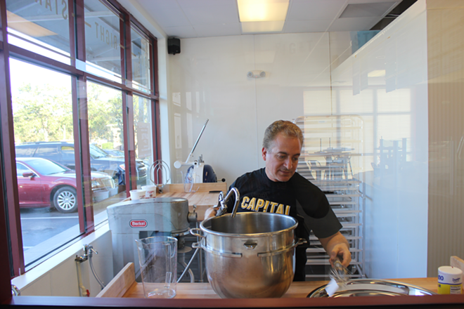 Brandon diners can watch the tortilla-making action while waiting in line to place an order. - Capital Tacos