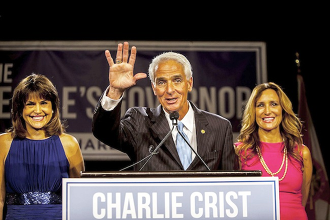 Charlie Crist concedes at St. Petersburg's Vinoy Resort. - Kimberly DeFalco