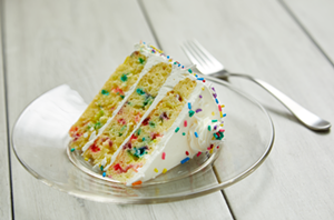 On July 25, TooJay's guests nab a free cake slice. - TooJay's