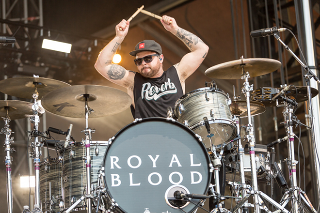 Royal Blood, which plays Jannus Live in St. Petersburg, Florida on June 12, 2018. - Tracy May