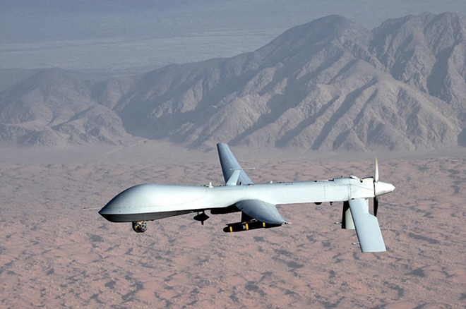 An unmanned drone. - U.S. Air Force photo/Lt Col Leslie Pratt/Wikimedia Commons