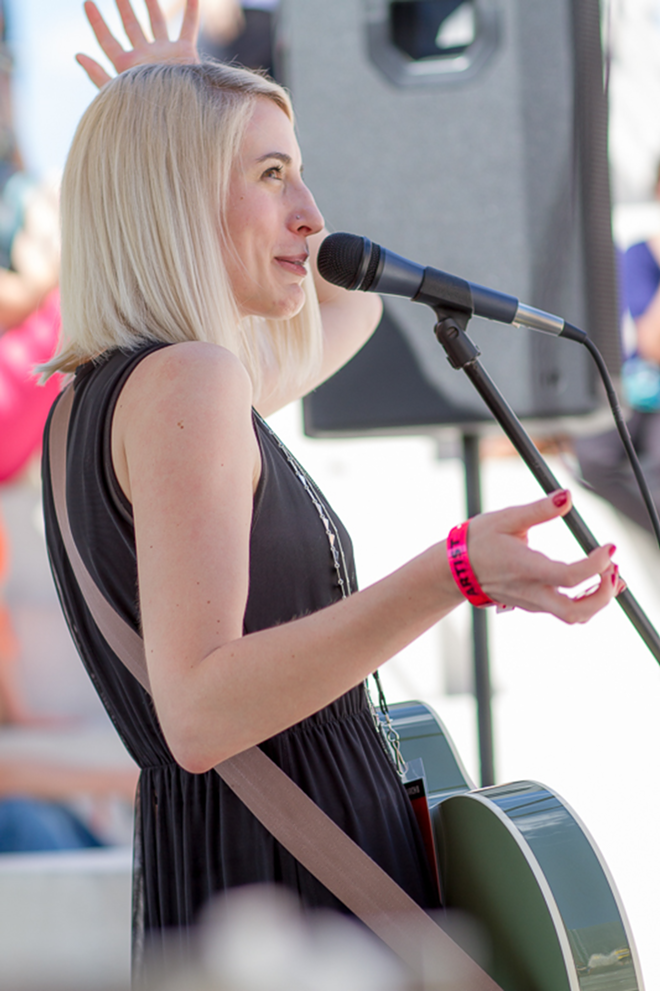 Shae Krispinsky at 2015 Gasparilla Music Festival. - Tracy May