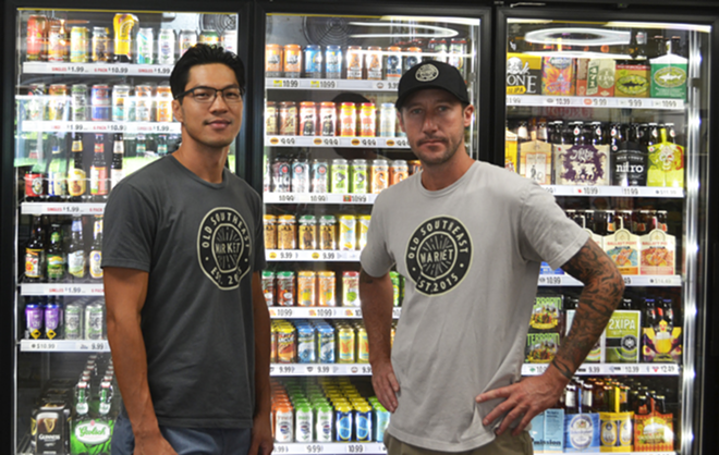 Old Southeast Market owners Jim Nguyen and Tim O'Connell. - Ryan Ballogg
