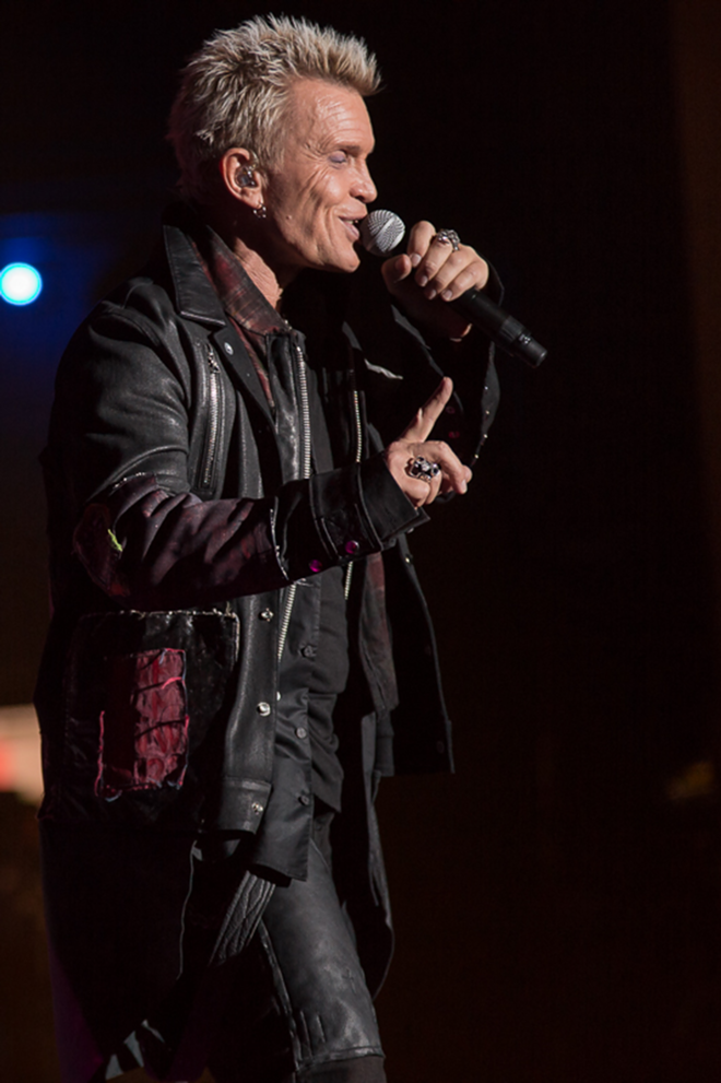 Billy Idol at Ruth Eckerd Hall Thurs., Sept. 24, 2015 - Tracy May