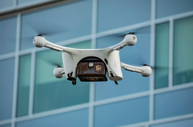 drone - Photo via UPS