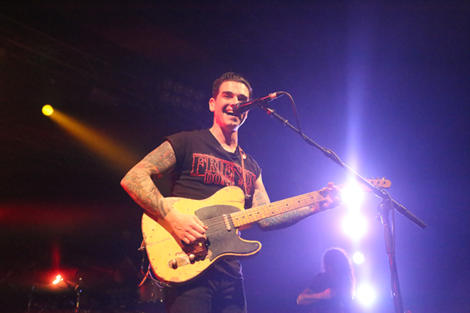 Dashboard Confessional play The Ritz in Ybor City, Florida on February 16, 2017. - Michael Chavarria