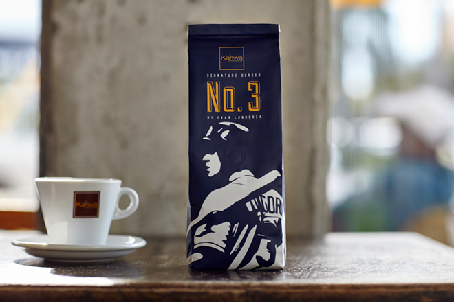 Bags of the collaboration coffee are available at any of Kahwa Coffee's 12 locations. - Kahwa Coffee
