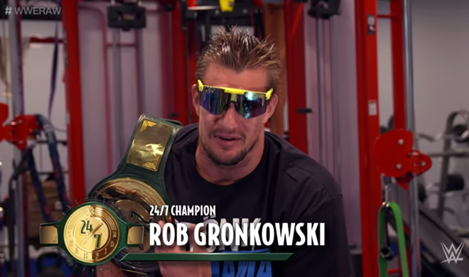 Despite signing with the Tampa Bay Bucs, Gronk vows to defend his WWE title
