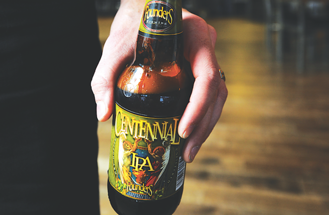 IPA LOVERS: Founders Brewing Company’s Centennial IPA quite literally sets the standard for American IPAs. - FOUNDERS BREWING COMPANY