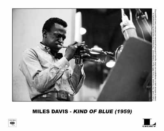 MILES APART: Miles Davis in the studio for Kind of Blue. - Don Hunstein