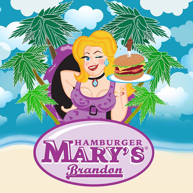 The logo for Hamburger Mary's Brandon. - HAMBURGER MARY'S BRANDON VIA FACEBOOK