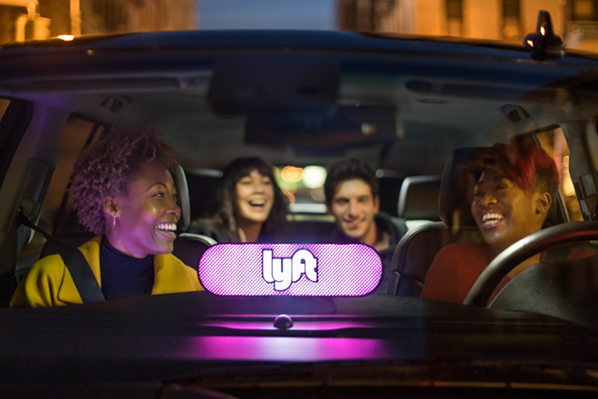 The fourth annual Lyftie awards are here, and these stock photo riders are probably going to Tampa's Cheesecake Factory for brunch. - c/o Lyft